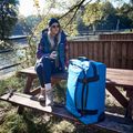 Large travel suitcase KADVA Lazio 102 l blue 6