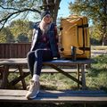 Large travel suitcase KADVA Lazio 102 l yellow 6