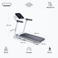 XTREXO TXO-X350-W electric treadmill white 3