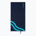 AQUASTIC Wavey navy blue/blue towel 2