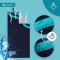AQUASTIC Wavey navy blue/blue towel 9