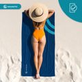 AQUASTIC Wavey navy blue/blue towel 13