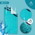 AQUASTIC Wavey blue/green towel 11