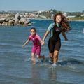 Women's swimming wetsuit AQUASTIC Wavey WMNS 2 mm black/mint 7