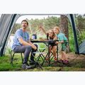Folding camping table + KADVA CAMP chairs table set for 4-6 people grey 5
