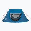 3-person camping tent KADVA Tartuga 3 blue 8