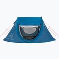 KADVA Tartuga 3-person camping tent blue 8