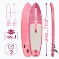 SUP board AQUASTIC Perth Pro 11'2" all-round pink 21