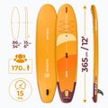 Inflatable board set SUP AQUASTIC This 12'0" orange 26