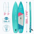 SUP AQUASTIC Touring board 11'6" green 20