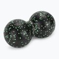 TREXO TRX-MSP012 12 cm black/lime double massage ball