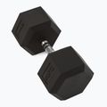 XTREXO Hex 40 kg rubberised dumbbells 3