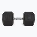 TREXO Hex 40 kg rubberised dumbbells 4