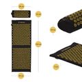 XTREXO acupressure mat large with cushion TXO-B4Z005-BK black 3