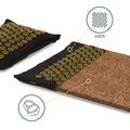 XTREXO ECO acupressure mat with cushion TXO-B4Z006-BK black 13