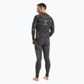 Men's KADVA Streif Set seamless thermal underwear set in black 3