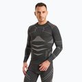 Men's KADVA Streif Set seamless thermal underwear set in black 4