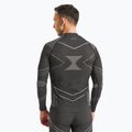 Men's KADVA Streif Set seamless thermal underwear set in black 5