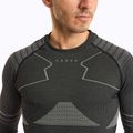 Men's KADVA Streif Set seamless thermal underwear set in black 6