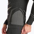 Men's KADVA Streif Set seamless thermal underwear set in black 7