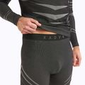 Men's KADVA Streif Set seamless thermal underwear set in black 8