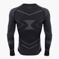 Men's KADVA Streif Set seamless thermal underwear set in black 17
