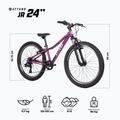 Children's bicycle ATTABO JR 24 purple 2