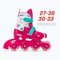 HUMBAKA Starjet LED children's roller skates 3in1 pink 2