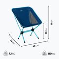 KADVA Sego Low Ultralight Foldable Camping Chair Blue 2