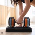 XTREXO adjustable dumbbell set 2 x 5 kg multicolour 12