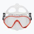 Children's snorkelling set AQUASTIC Minke mask + snorkel red 3