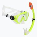 Children's snorkelling set AQUASTIC Minke mask + snorkel green