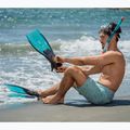AQUASTIC Jetty snorkelling set mask + snorkel + fins blue 15