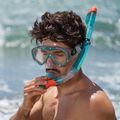 AQUASTIC Jetty snorkelling set mask + snorkel + fins blue 17