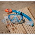 AQUASTIC Shelly children's snorkelling set mask + snorkel + fins blue 15