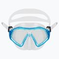 AQUASTIC Shelly children's snorkel mask light blue 2