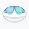 Children's swimming mask AQUASTIC Mako Jr blue 4