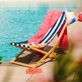 Adjustable garden lounger KADVA LSR01310 blue KSB001 5