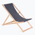 Garden lounger with adjustable backrest KADVA LSR01310 grey