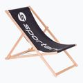 Sportano adjustable garden lounger LSR01310 black SSB001