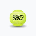 Dunlop Fort Clay Court tennis balls 4B 18 x 4 pcs yellow 601318 3