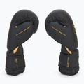 DIVISION B-2 Pro Carbon black/gold boxing gloves 4