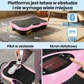 Vibration platform Extralink Moonwalk Spin Move black/pink 15