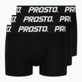 Men's PROSTO Boxers 3 pcs black