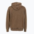 Men's PROSTO Checked Hoodie dark brown 2