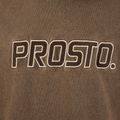 Men's PROSTO Checked Hoodie dark brown 4