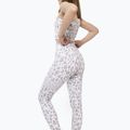 Women's training leggings PeachPerfect Beige Panther white 2