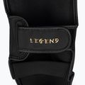 Overlord Legend black/gold leather tibia and foot protectors 301005-BK_GO 3