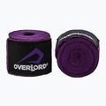 Boxing bandages Overlord elastic 350 cm purple 2
