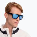 Sunglasses GOG Nazca matt black/reflex white blue 5